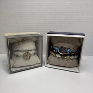 Bracelet Bundle 2 For 1 Multi Strand New In Gift Box